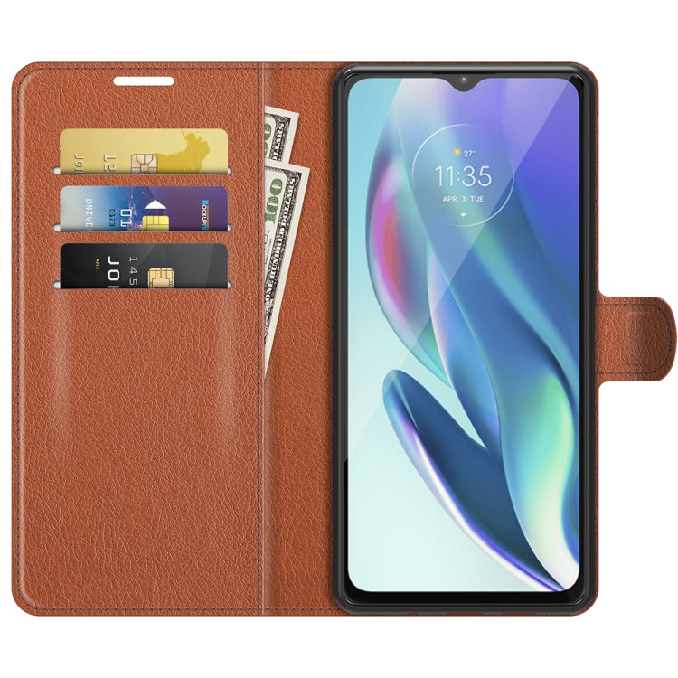 For Motorola Moto G50 5G Litchi Texture Horizontal Flip Protective Case with Holder & Card Slots & Wallet