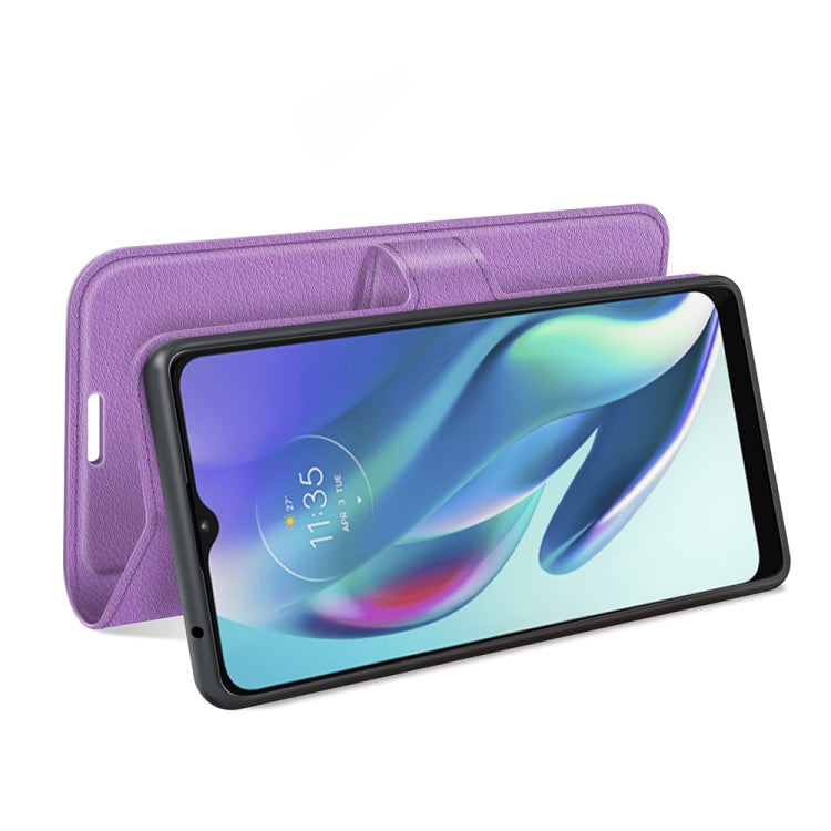 For Motorola Moto G50 5G Litchi Texture Horizontal Flip Protective Case with Holder & Card Slots & Wallet