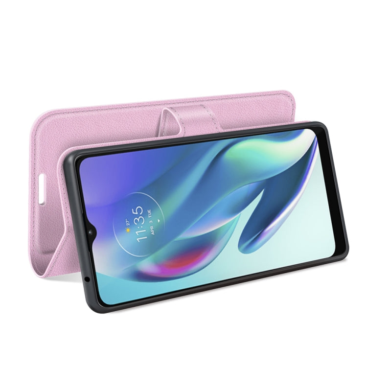 For Motorola Moto G50 5G Litchi Texture Horizontal Flip Protective Case with Holder & Card Slots & Wallet