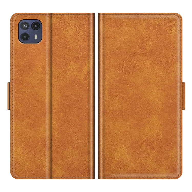 For Motorola Moto G50 5G Dual-side Magnetic Buckle Horizontal Flip Leather Case with Holder & Card Slots & Wallet