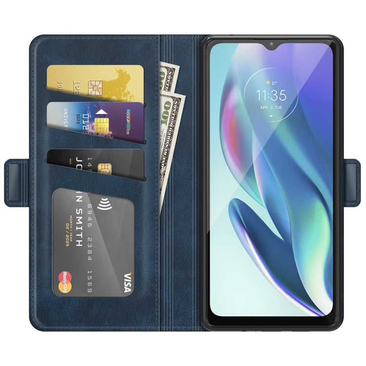For Motorola Moto G50 5G Dual-side Magnetic Buckle Horizontal Flip Leather Case with Holder & Card Slots & Wallet