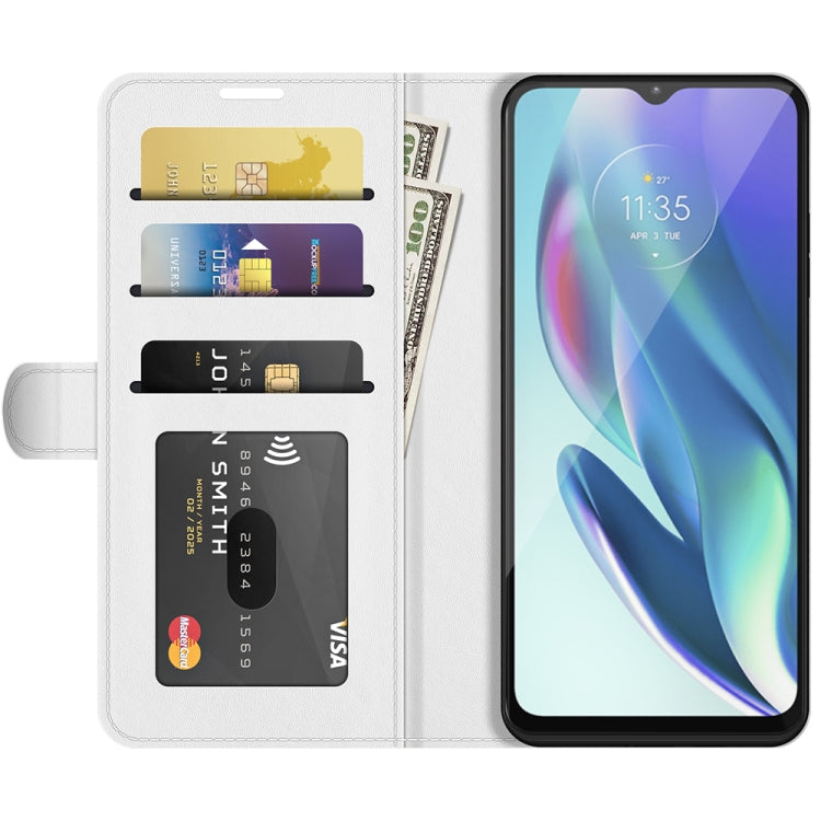 For Motorola Moto G50 5G R64 Texture Single Horizontal Flip Protective Case with Holder & Card Slots & Wallet& Photo Frame