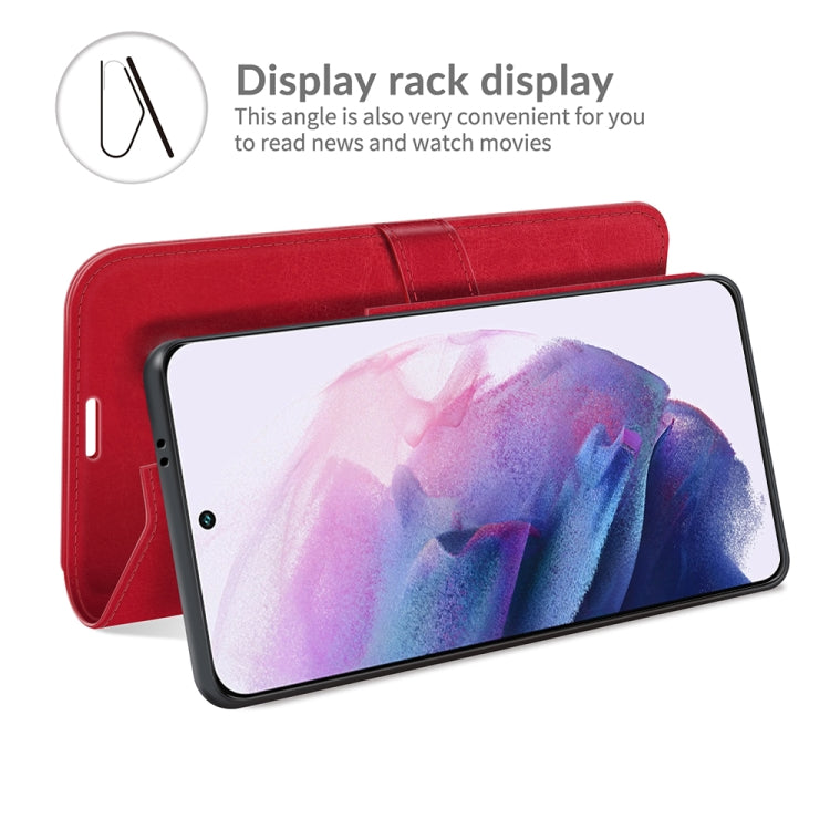 For Samsung Galaxy S22+ 5G R64 Texture Single Horizontal Flip Protective Case with Holder & Card Slots & Wallet& Photo Frame