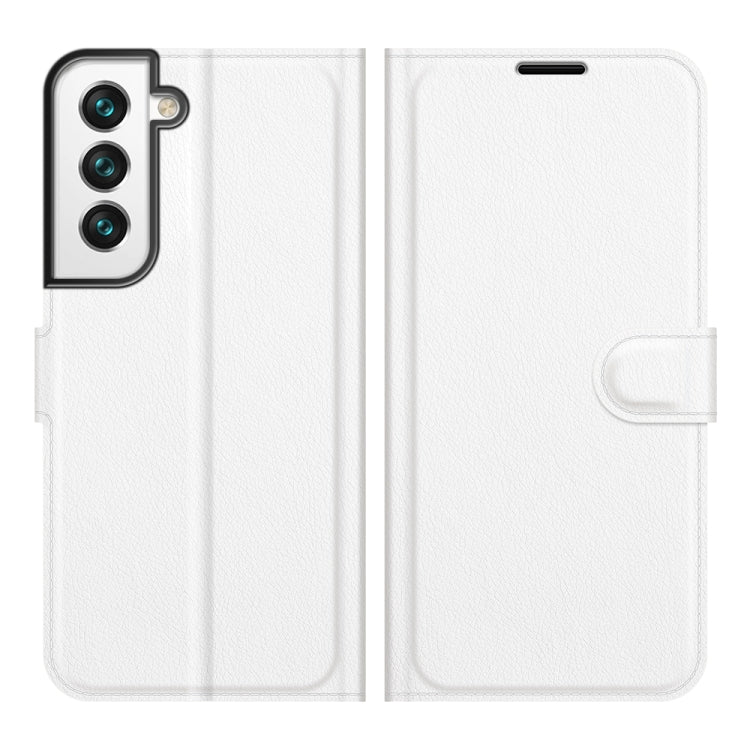 For Samsung S22 Litchi Texture Horizontal Flip Protective Case with Holder & Card Slots & Wallet