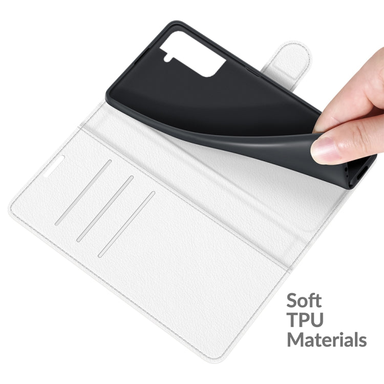 For Samsung S22 Litchi Texture Horizontal Flip Protective Case with Holder & Card Slots & Wallet
