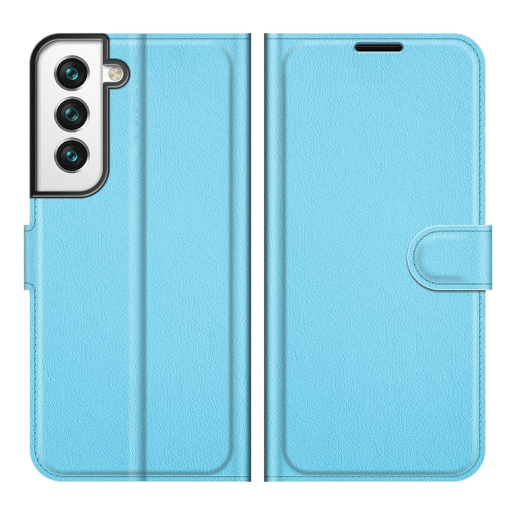 For Samsung S22 Litchi Texture Horizontal Flip Protective Case with Holder & Card Slots & Wallet