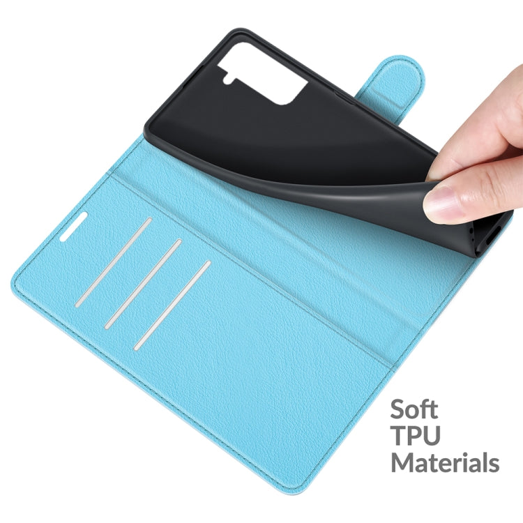 For Samsung S22 Litchi Texture Horizontal Flip Protective Case with Holder & Card Slots & Wallet