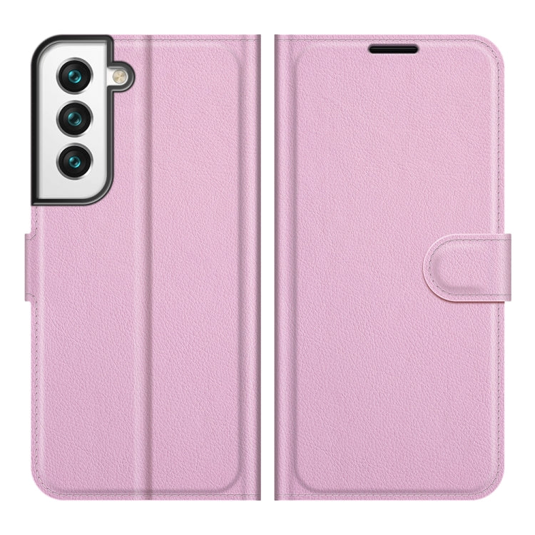 For Samsung S22 Litchi Texture Horizontal Flip Protective Case with Holder & Card Slots & Wallet