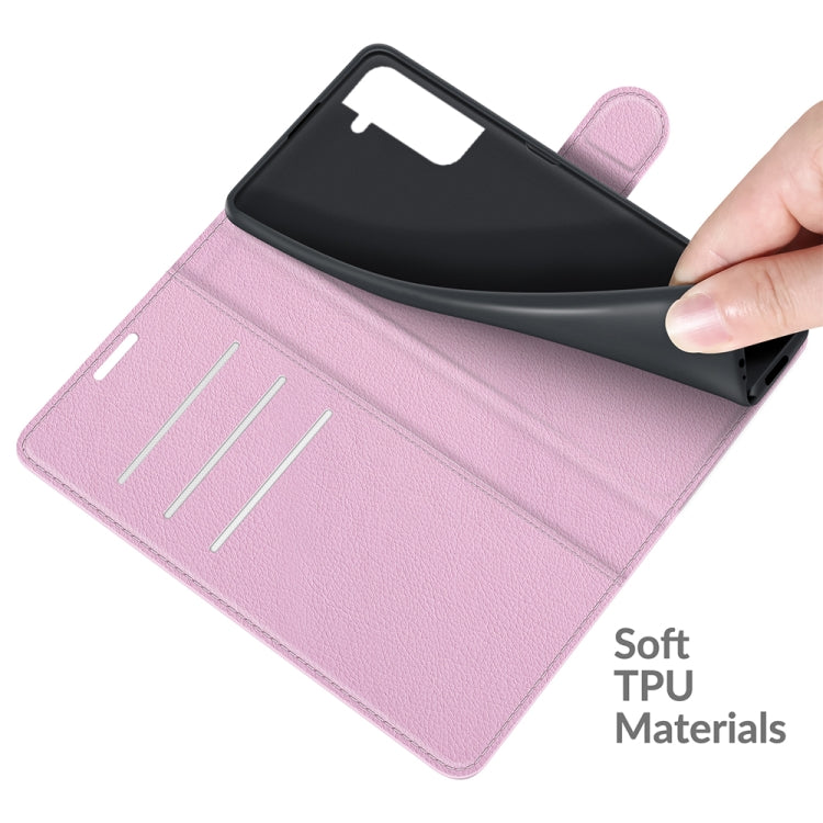 For Samsung S22 Litchi Texture Horizontal Flip Protective Case with Holder & Card Slots & Wallet