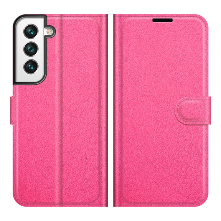 For Samsung S22 Litchi Texture Horizontal Flip Protective Case with Holder & Card Slots & Wallet