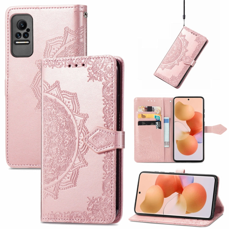 For Xiaomi Civi Mandala Embossing Pattern Horizontal Flip Leather Case with Holder & Card Slots & Wallet & Lanyard