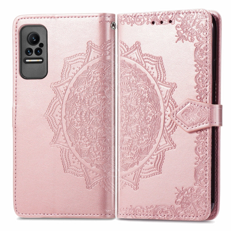 For Xiaomi Civi Mandala Embossing Pattern Horizontal Flip Leather Case with Holder & Card Slots & Wallet & Lanyard