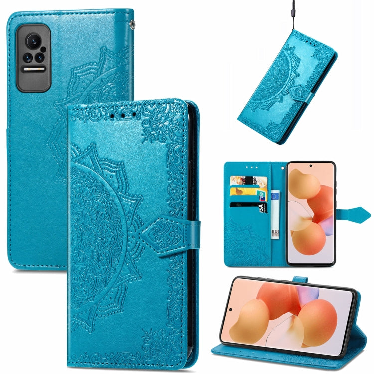 For Xiaomi Civi Mandala Embossing Pattern Horizontal Flip Leather Case with Holder & Card Slots & Wallet & Lanyard