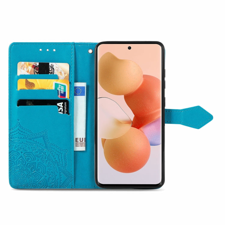 For Xiaomi Civi Mandala Embossing Pattern Horizontal Flip Leather Case with Holder & Card Slots & Wallet & Lanyard