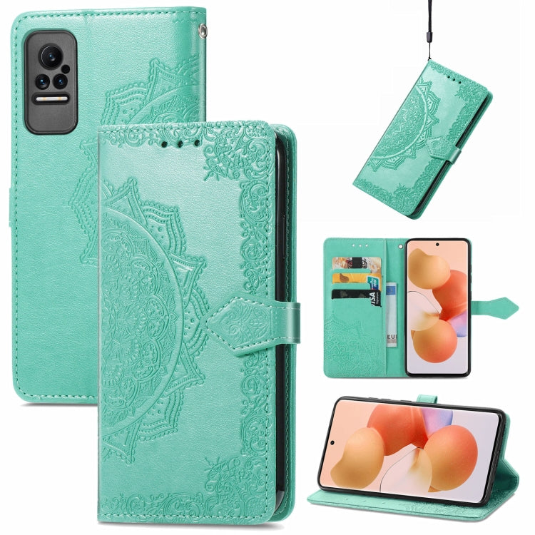 For Xiaomi Civi Mandala Embossing Pattern Horizontal Flip Leather Case with Holder & Card Slots & Wallet & Lanyard