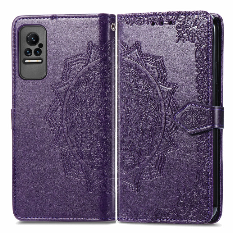 For Xiaomi Civi Mandala Embossing Pattern Horizontal Flip Leather Case with Holder & Card Slots & Wallet & Lanyard