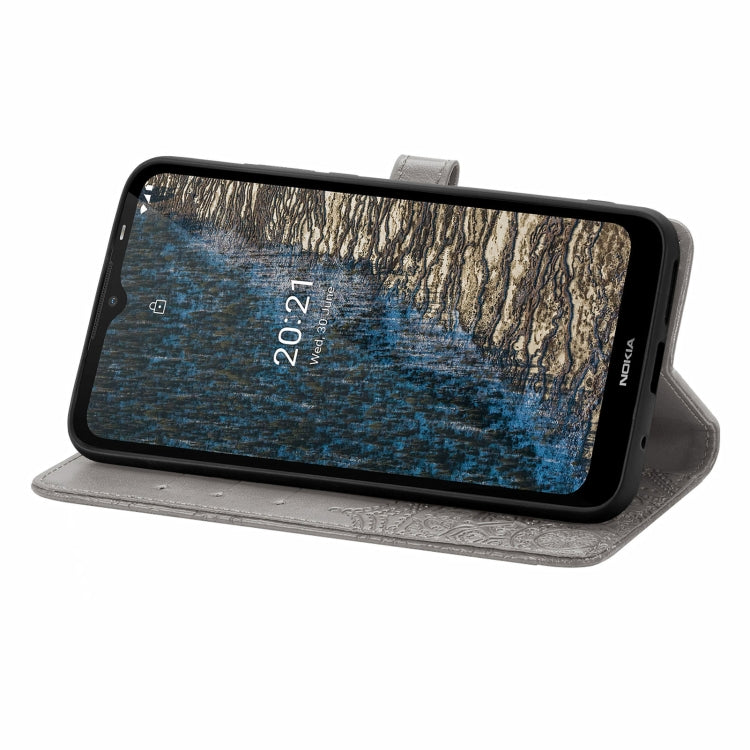 For Nokia C20 Mandala Embossing Pattern Horizontal Flip Leather Case with Holder & Card Slots & Wallet & Lanyard