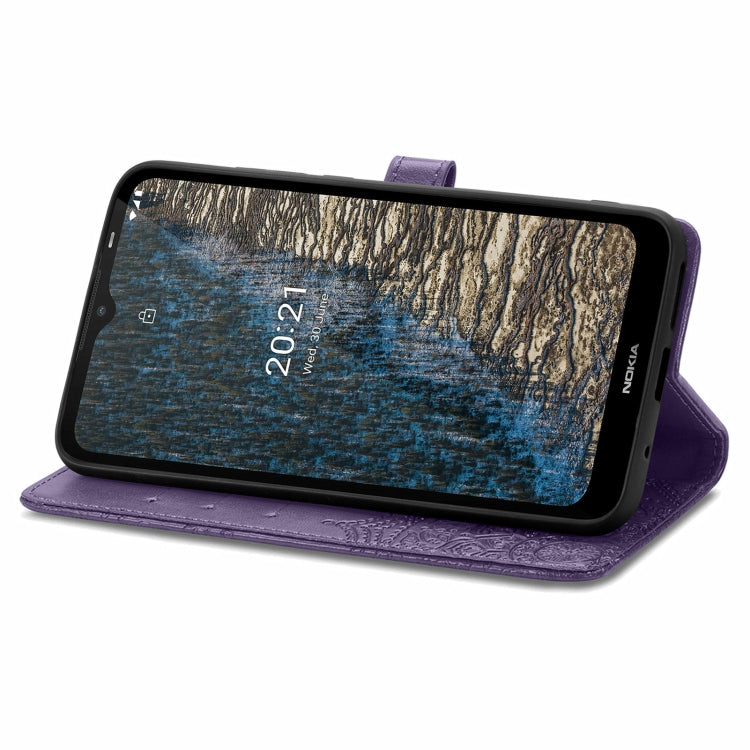 For Nokia C20 Mandala Embossing Pattern Horizontal Flip Leather Case with Holder & Card Slots & Wallet & Lanyard