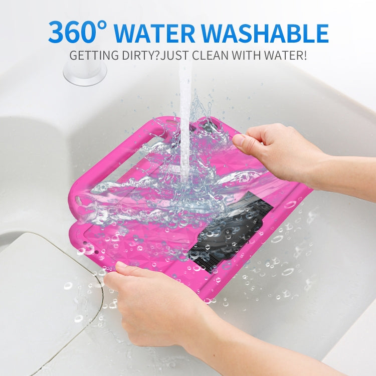 For Lenovo M10 X306X / X306F Diamond Series EVA Anti-Fall Shockproof Sleeve Protective Shell Case with Holder & Strap