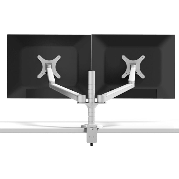 OA-4S Aluminum Double Arm Desktop Display Table Monitor Mount Stand