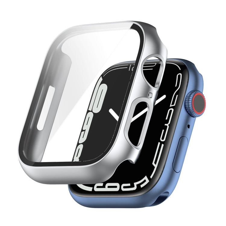 Shockproof PC Protective Case with Tempered Glass Film For Apple Watch Series 8 / 7 45mm