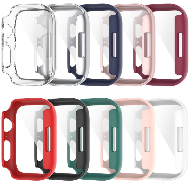 Shockproof PC Protective Case with Tempered Glass Film For Apple Watch Series 8 / 7 45mm