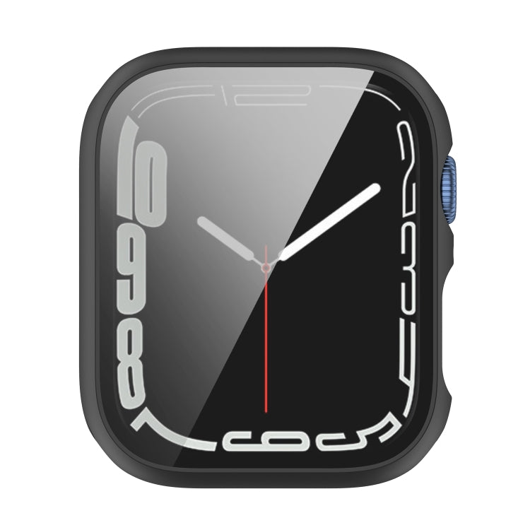 Shockproof PC Protective Case with Tempered Glass Film For Apple Watch Series 8 / 7 45mm