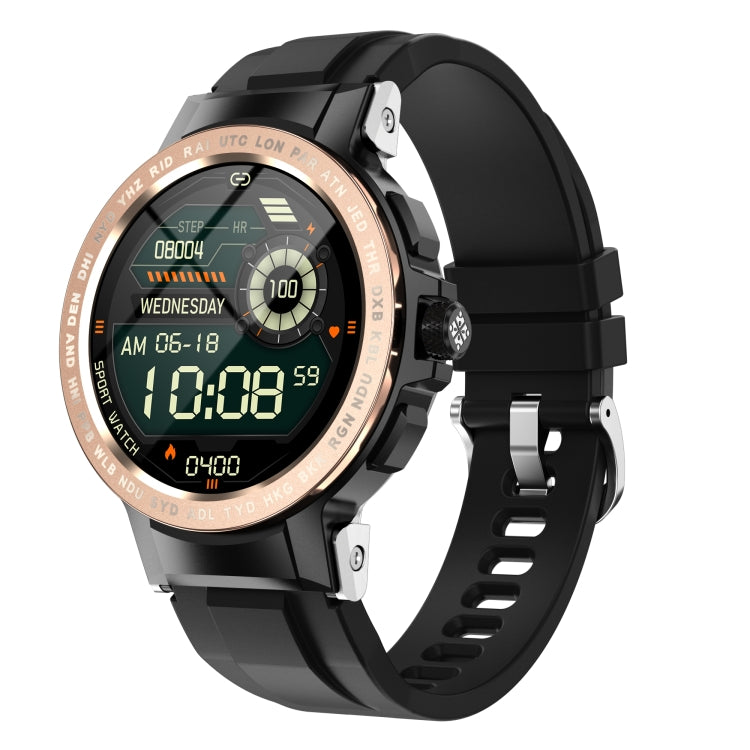 E19 1.28 inch Color Screen Smart Watch, IP68 Waterproof,Support Heart Rate Monitoring/Blood Pressure Monitoring/Blood Oxygen Monitoring/Sleep Monitoring