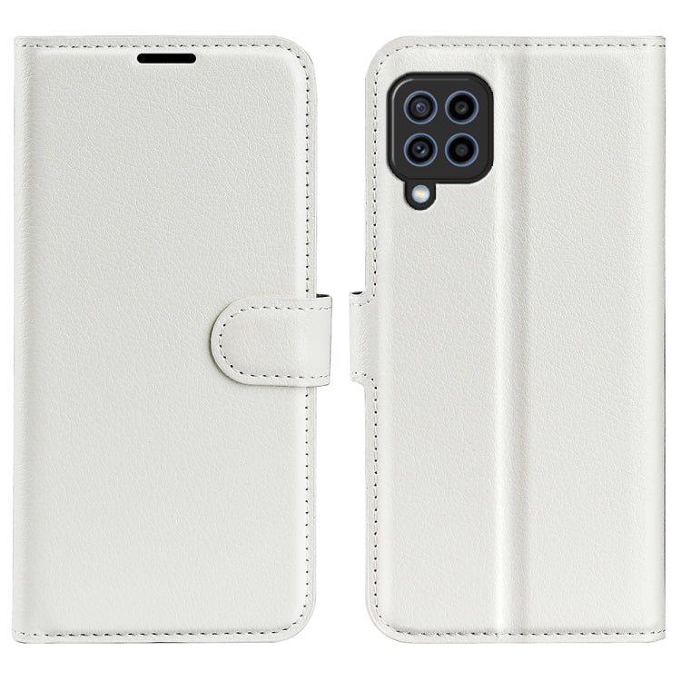 For Samsung Galaxy F22 Litchi Texture Horizontal Flip Protective Case with Holder & Card Slots & Wallet