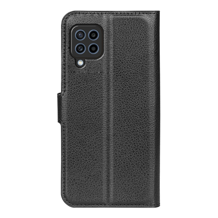 For Samsung Galaxy F22 Litchi Texture Horizontal Flip Protective Case with Holder & Card Slots & Wallet