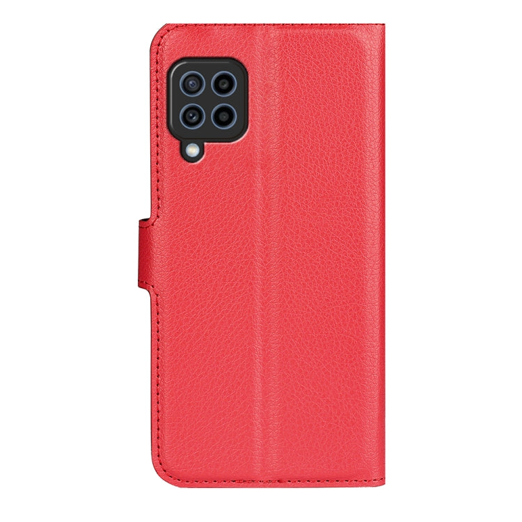 For Samsung Galaxy F22 Litchi Texture Horizontal Flip Protective Case with Holder & Card Slots & Wallet