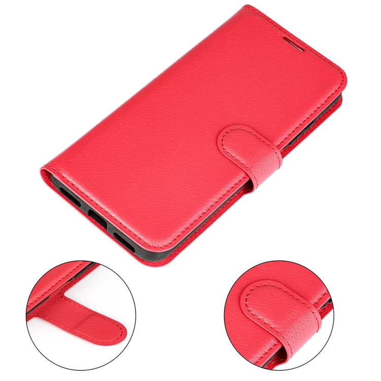 For Samsung Galaxy F22 Litchi Texture Horizontal Flip Protective Case with Holder & Card Slots & Wallet