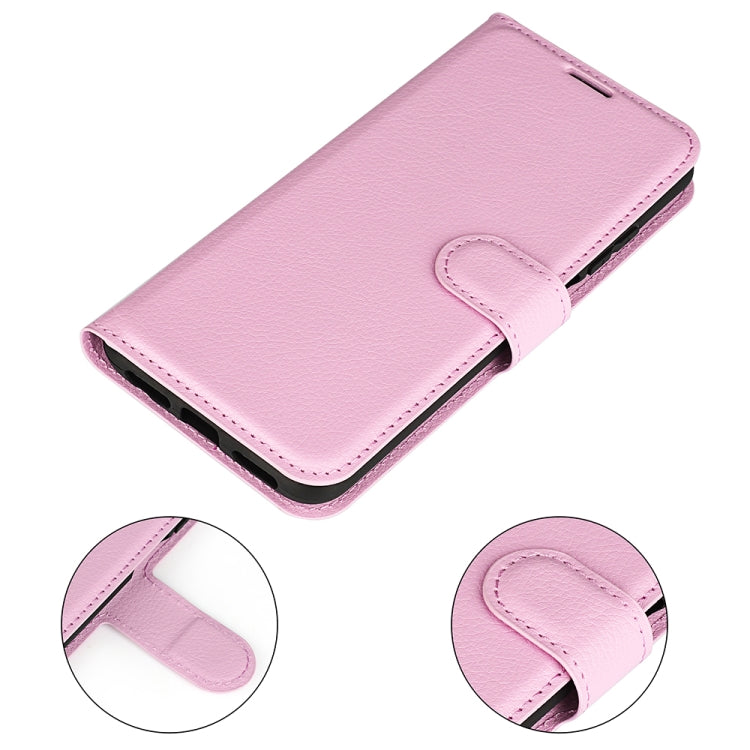 For Samsung Galaxy F22 Litchi Texture Horizontal Flip Protective Case with Holder & Card Slots & Wallet