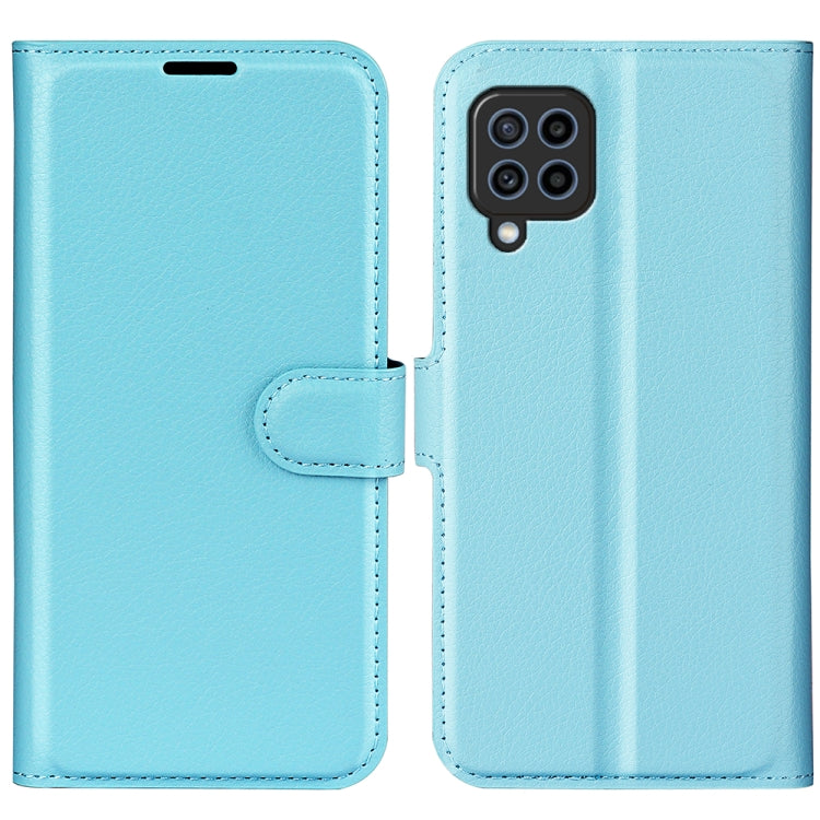 For Samsung Galaxy F22 Litchi Texture Horizontal Flip Protective Case with Holder & Card Slots & Wallet