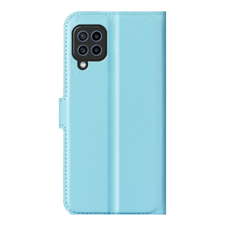 For Samsung Galaxy F22 Litchi Texture Horizontal Flip Protective Case with Holder & Card Slots & Wallet