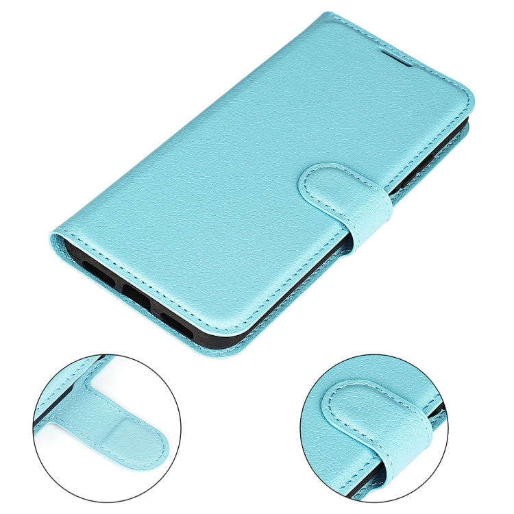 For Samsung Galaxy F22 Litchi Texture Horizontal Flip Protective Case with Holder & Card Slots & Wallet
