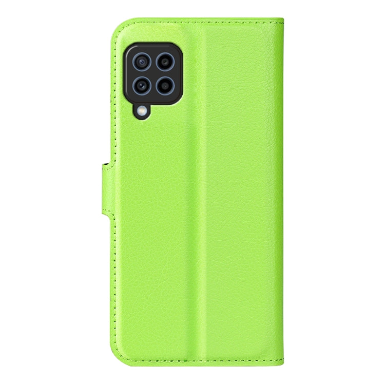 For Samsung Galaxy F22 Litchi Texture Horizontal Flip Protective Case with Holder & Card Slots & Wallet