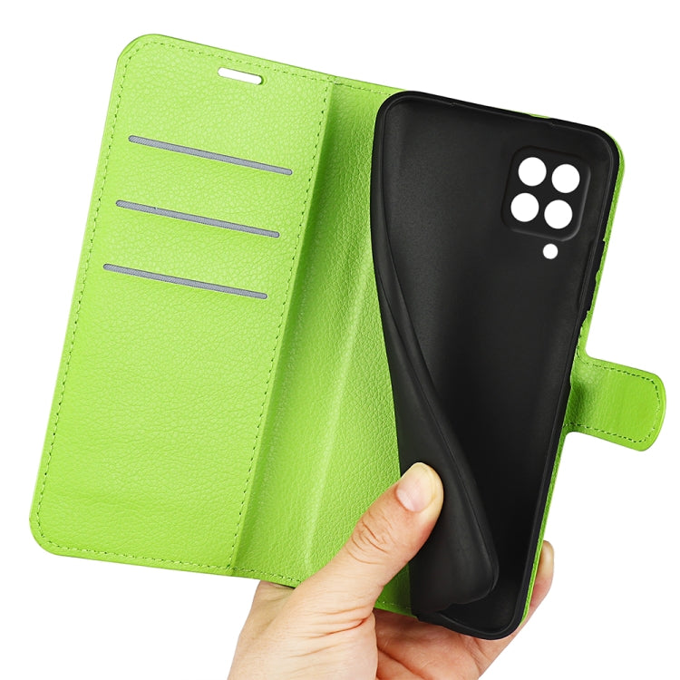 For Samsung Galaxy F22 Litchi Texture Horizontal Flip Protective Case with Holder & Card Slots & Wallet