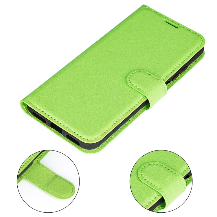 For Samsung Galaxy F22 Litchi Texture Horizontal Flip Protective Case with Holder & Card Slots & Wallet