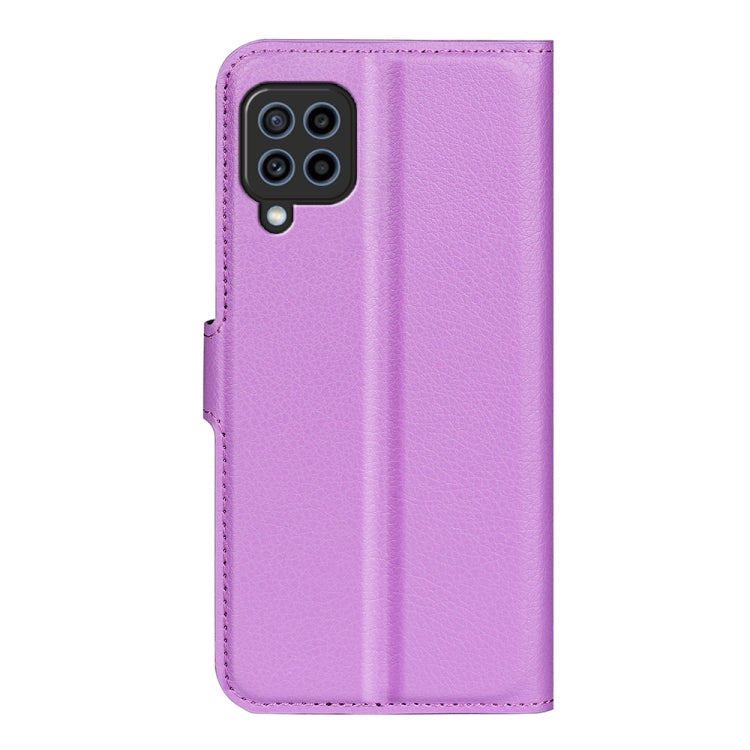 For Samsung Galaxy F22 Litchi Texture Horizontal Flip Protective Case with Holder & Card Slots & Wallet