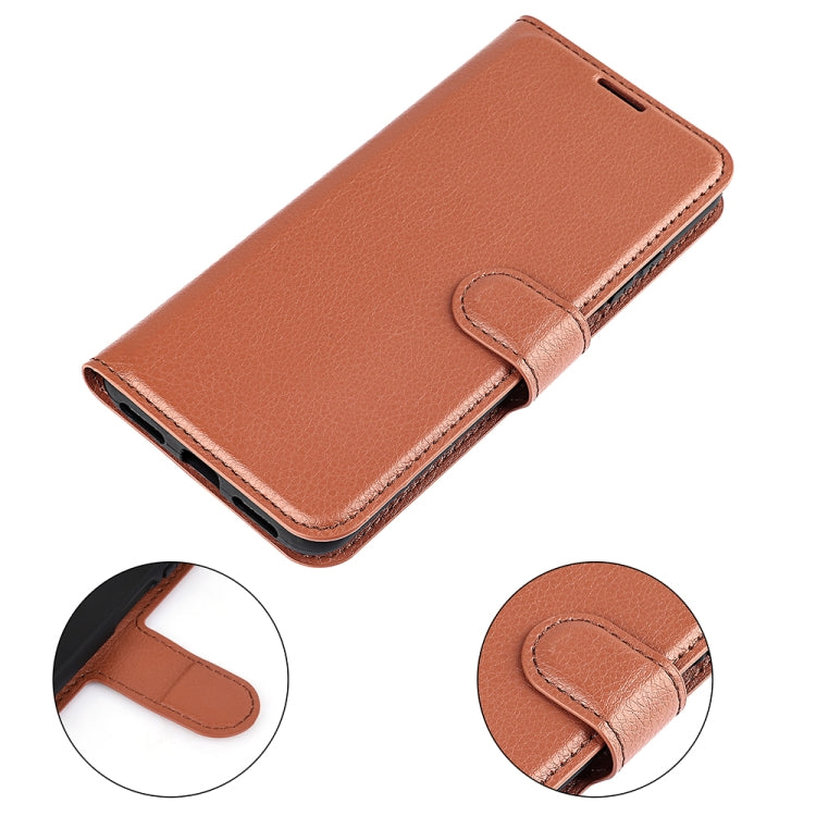 For Samsung Galaxy F22 Litchi Texture Horizontal Flip Protective Case with Holder & Card Slots & Wallet