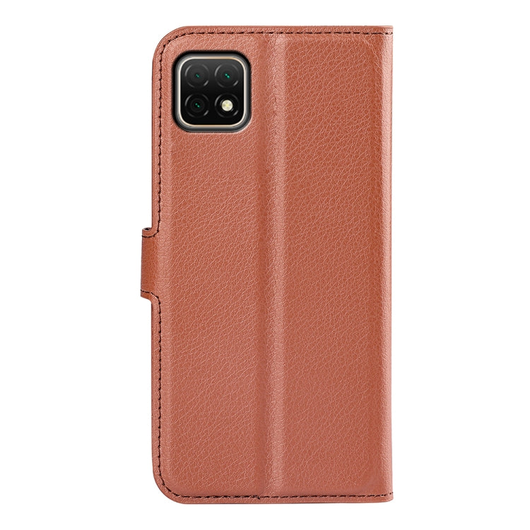 For Huawei nova Y60 Litchi Texture Horizontal Flip Protective Case with Holder & Card Slots & Wallet