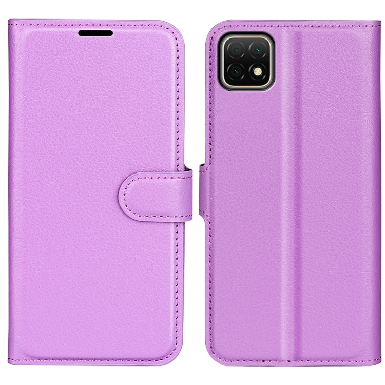 For Huawei nova Y60 Litchi Texture Horizontal Flip Protective Case with Holder & Card Slots & Wallet