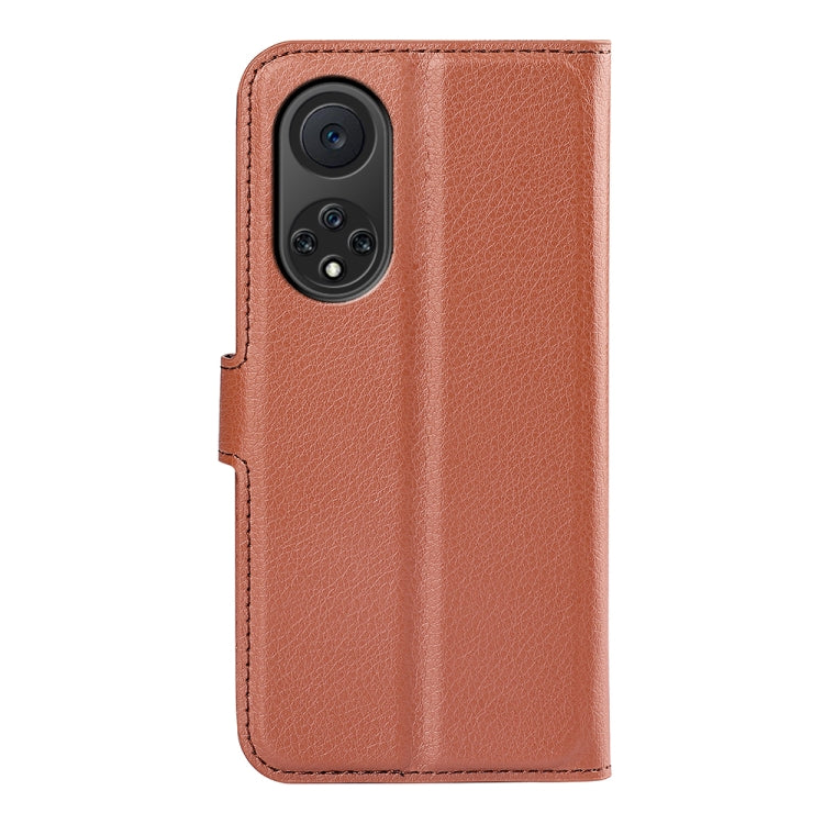 For Huawei nova 9 Litchi Texture Horizontal Flip Protective Case with Holder & Card Slots & Wallet