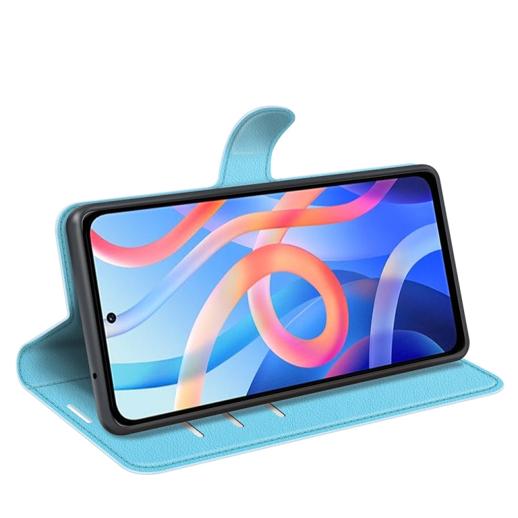 For Xiaomi Redmi Note 11 Litchi Texture Horizontal Flip Protective Case with Holder & Card Slots & Wallet