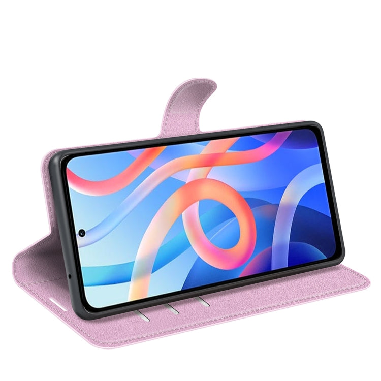 For Xiaomi Redmi Note 11 Litchi Texture Horizontal Flip Protective Case with Holder & Card Slots & Wallet