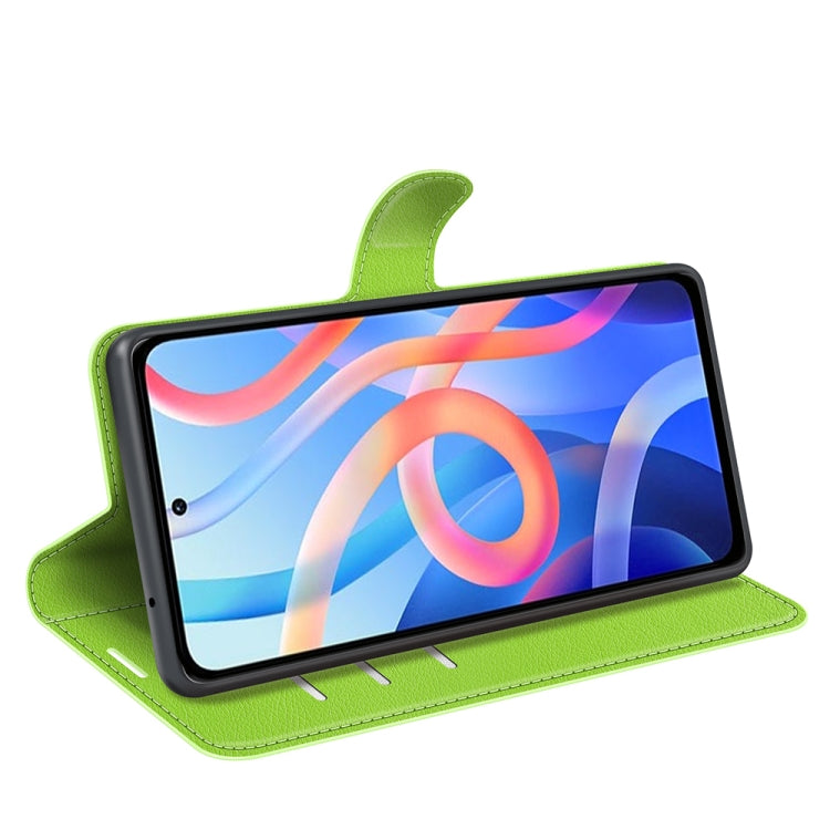 For Xiaomi Redmi Note 11 Litchi Texture Horizontal Flip Protective Case with Holder & Card Slots & Wallet