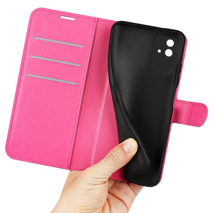 For OPPO Realme Narzo 50i Litchi Texture Horizontal Flip Protective Case with Holder & Card Slots & Wallet