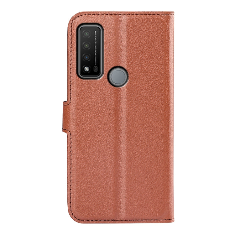 For TCL 20 R 5G Litchi Texture Horizontal Flip Phone Protective Case with Holder & Card Slots & Wallet