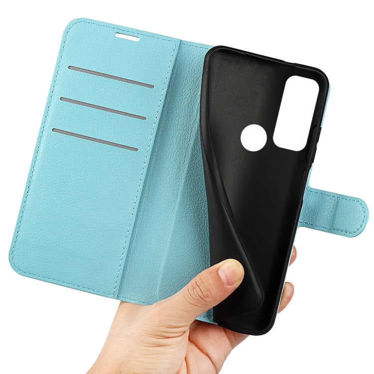 For TCL 20 R 5G Litchi Texture Horizontal Flip Phone Protective Case with Holder & Card Slots & Wallet